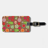 Fruit Kitchen Pattern Bagagelabel (Voorkant horizontaal)