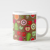 Fruit Kitchen Pattern Jumbo Mok (Rechts)