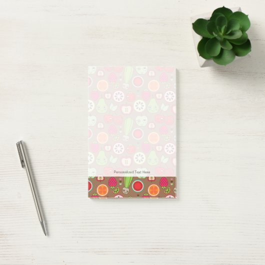 Fruit Kitchen Pattern Post-it® Notes (Kantoor)