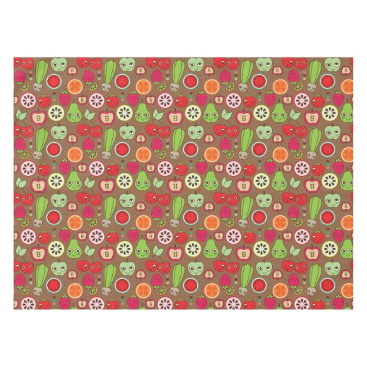 Fruit Kitchen Pattern Tafelkleed (Voorkant (Horizontaal))