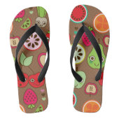 Fruit Kitchen Pattern Teenslippers (Voetbed)