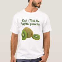 Fruit Kiwi Vibrant Imprimer T-shirt