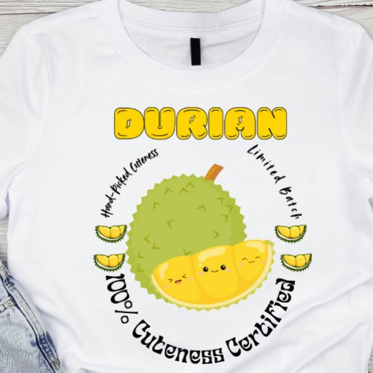 Fruit Label Hand-picked Durian  T-shirt