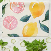 Fruit Leaf Farmhouse Décor Serviette de cuisine (Plié)