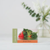 Fruit - légume dans des cartes de visite de l'eau (Debout devant)