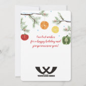 Fruit légumes tranches arbre nourriture carte de N (Dos)