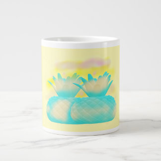 Fruit loop art mistige magische ananas extra grote beker