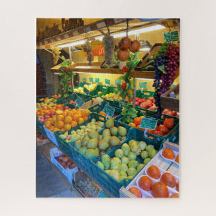 Fruit Market, Lerici, Liguria, Italië Jigzaag Puzz Legpuzzel