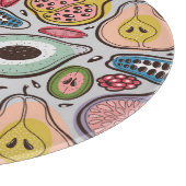 Fruit Medley: Levendig naadloos patroon Snijplank (Hoek)