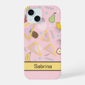 Fruit Memphis Motif rose (Verso)