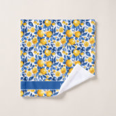 Fruit Motif citron Fruit sur mesure Nom du couple (Gant de toilette)