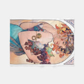 Fruit, Mucha Fleece Deken (Voorkant (Horizontaal))