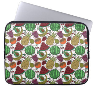 Fruit naadloos patroon   Fruit oppervlak patroon 2 Laptop Sleeve