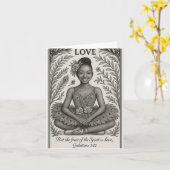 Fruit of Love van BAP Ballerina Kaart (Gele Bloem)