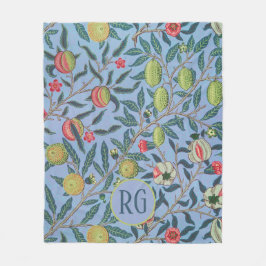 Fruit of Pomegranate William Morris, gepersonalise Fleece Deken