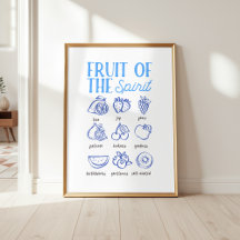 Fruit of the Spirit Christian Wall Art