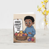 Fruit of the Spirit: Self-Control Kid's Kaart (Gele Bloem)