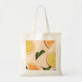 Fruit pastel patroon tote bag