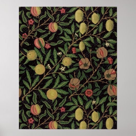 Fruit Pattern van William Morris Poster (Voorkant)