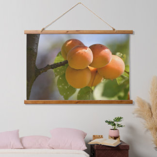 Fruit Perziken Tuin Tapijt Hangend Wandkleed