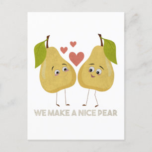 Fruit Pun: We maken een mooie peer Briefkaart