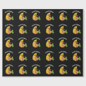 Fruit Punch Funny Drink Pun Dark BG Cadeaupapier (Vlak)