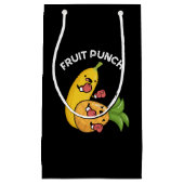 Fruit Punch Funny Drink Pun Dark BG Klein Cadeauzakje (Voorkant)