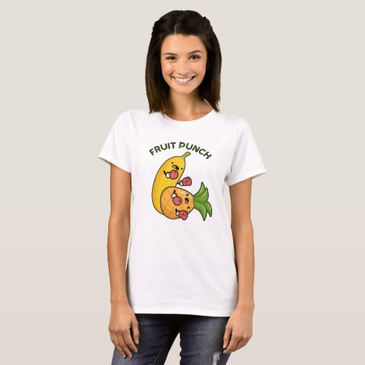 Fruit Punch Funny Drink Pun T-shirt (Voorkant volledig)