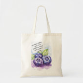 Fruit Quote Canvas tas – Verse & Inspirerend Elke (Voorkant)