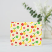 Fruit Salad Pattern Briefkaart (Staand voorkant)