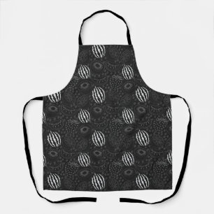 Fruit seamless pattern black and white Tropical Schort
