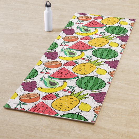 Fruit seamless pattern | Fruit surface pattern 22 Yogamat (In situ)