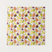 Fruit seamless pattern | Fruit surface pattern 50 Wandkleed (Voorkant)