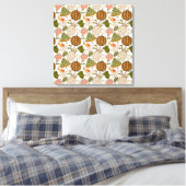 Fruit seamless pattern | Fruit surface pattern 54 Canvas Afdruk (Insitu (Slaapkamer))