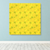 Fruit seamless pattern | Fruit surface pattern 56 Canvas Afdruk (Insitu (Houten vloer))