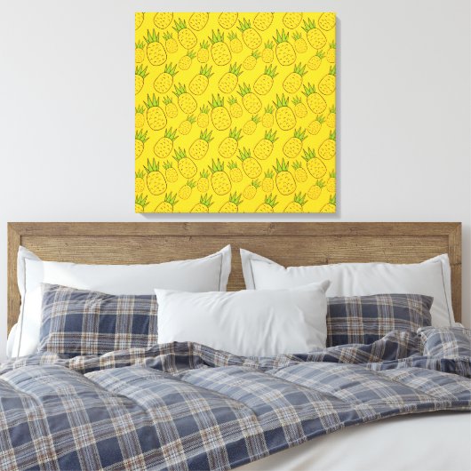 Fruit seamless pattern | Fruit surface pattern 56 Canvas Afdruk (Insitu (Slaapkamer))