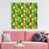 Fruit seamless pattern | Fruit surface pattern 7 Canvas Afdruk (Insitu (Woonkamer))