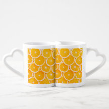 Fruit sinaasappel patroon mok ontwerp nieuw