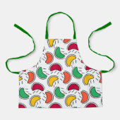 Fruit Snoep Shapes Pattern Schort (Voorkant)