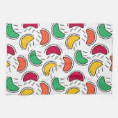 Fruit Snoep Shapes Pattern Theedoek (Horizontaal)