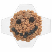 Fruit souriant mignon et visage de céréales (Plat)