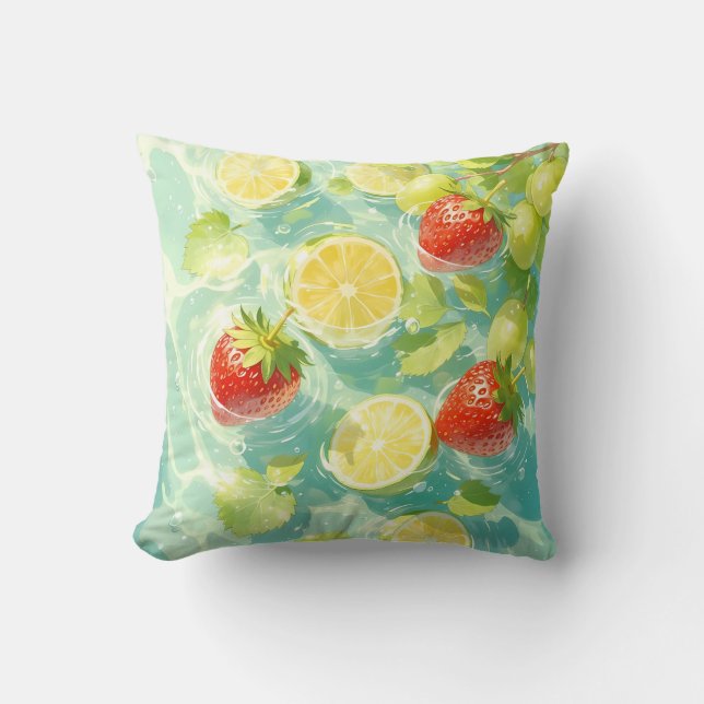 Fruit Splash Kussen (Voorkant)