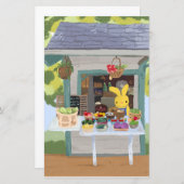 Fruit Stand Art Print (Voorkant / Achterkant)