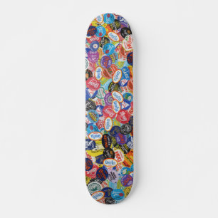 Fruit Sticker Montage Patroon Skateboard