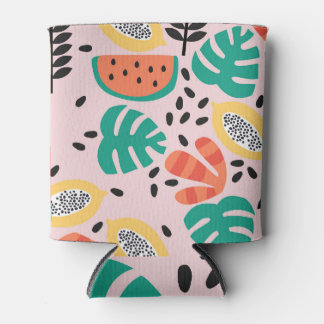 Fruit Stijlvol: patroonontwerp. Blikjeskoeler