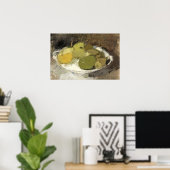 Fruit stilleven schilderen poster (Thuiskantoor)
