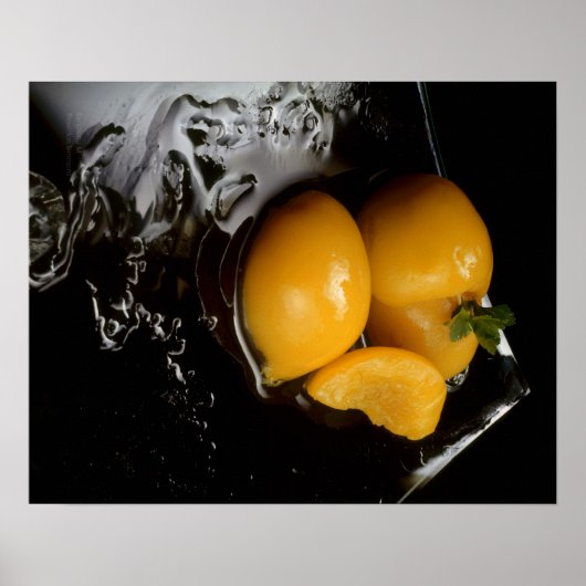 fruit stilleven Zwarte poster (Voorkant)