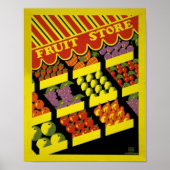 Fruit Store - WPA Poster - (Voorkant)