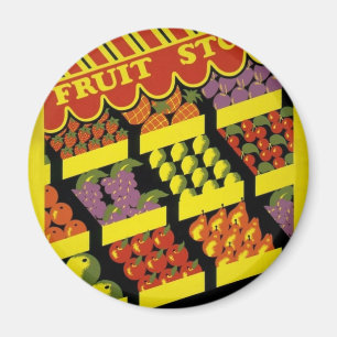 Fruit Store - WPA Poster - Magneet