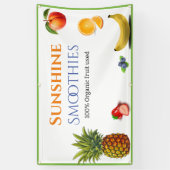 Fruit Thema Bedrijf Spandoek (Verticaal)